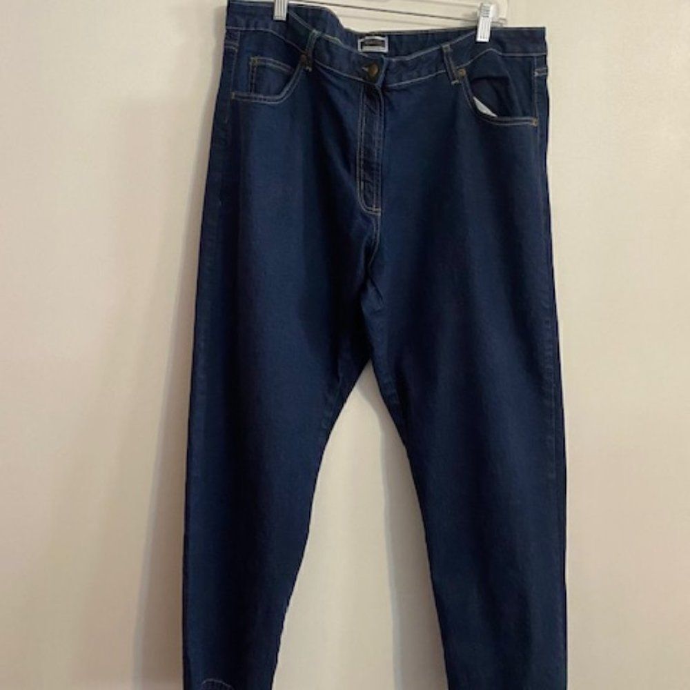JL Studio exclusively for Jessica London 5 pockets straight jeans, size 18W